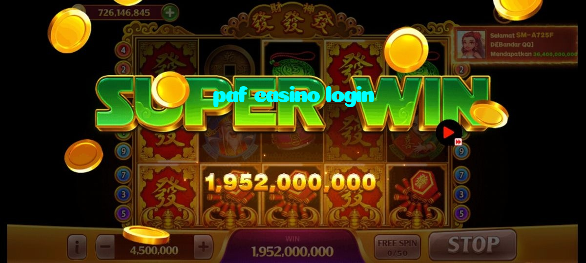 paf casino login